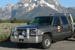 Chevy Silverado BullBar, Grand Tetons, WY