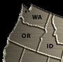 Washington, Oregon and Idaho